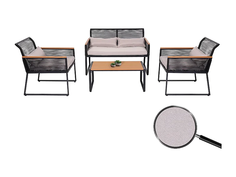 Garten-Garnitur MCW-K42 (4er-Set)