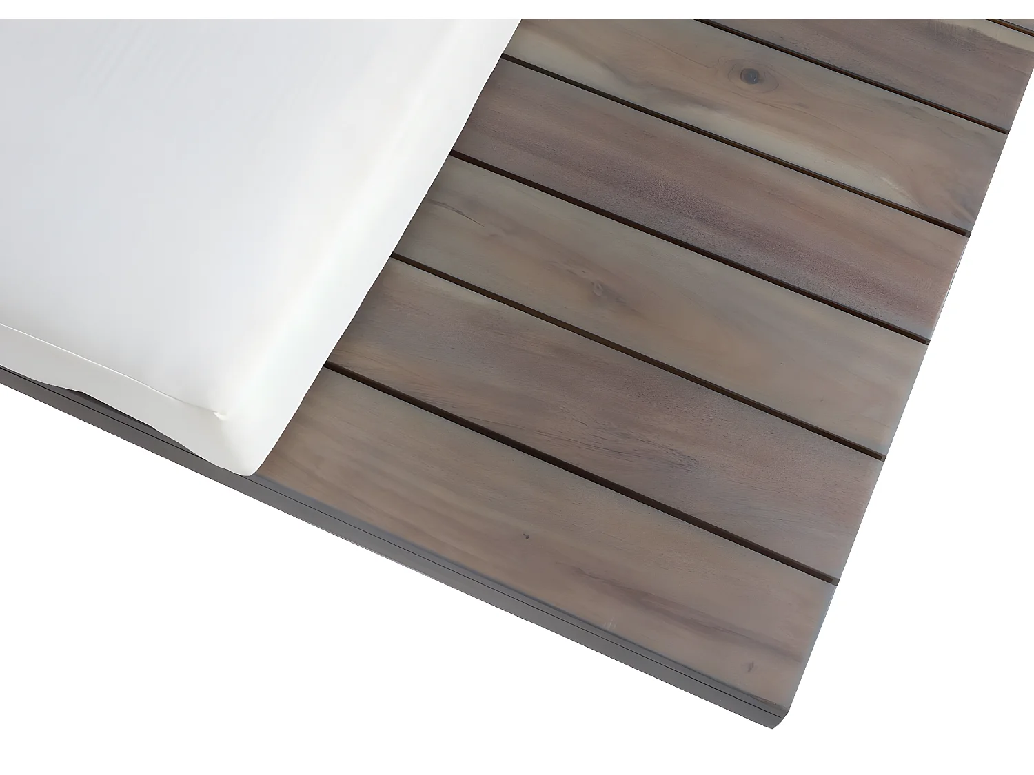 Tuinset MCW-H54 (set van 2),  grijs, bekleding crème wit