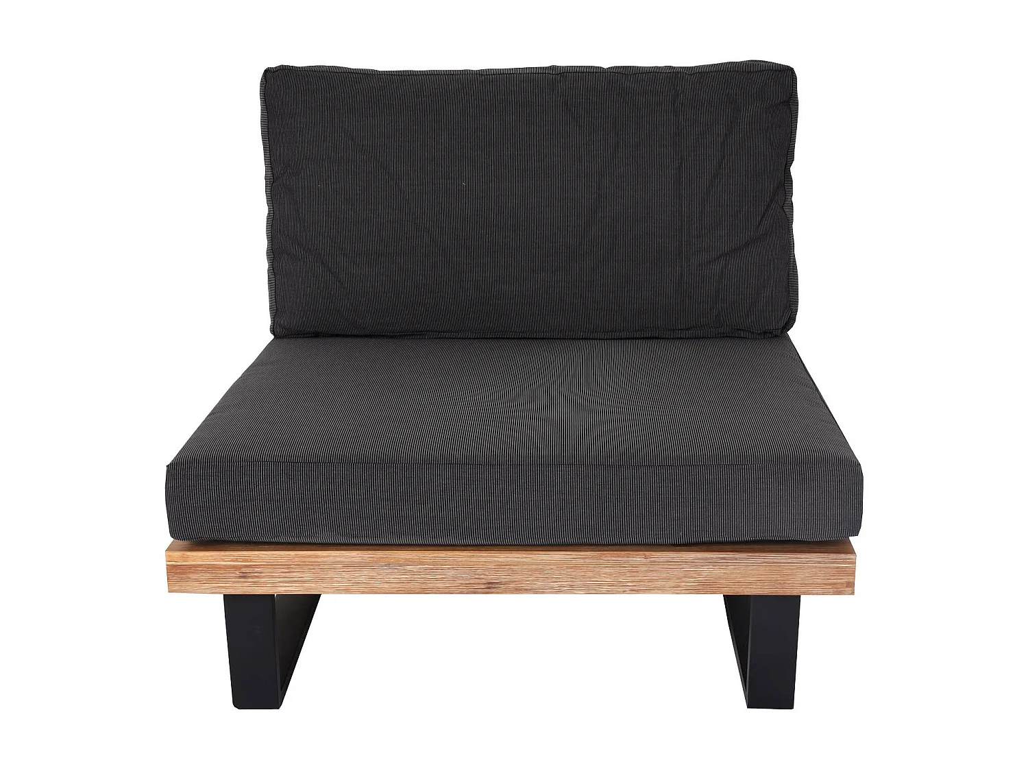 Zestaw ogrodowy MCW-H54 (zestaw 4 sztuk),  jasnobrązowa, ciemnoszara tapicerka