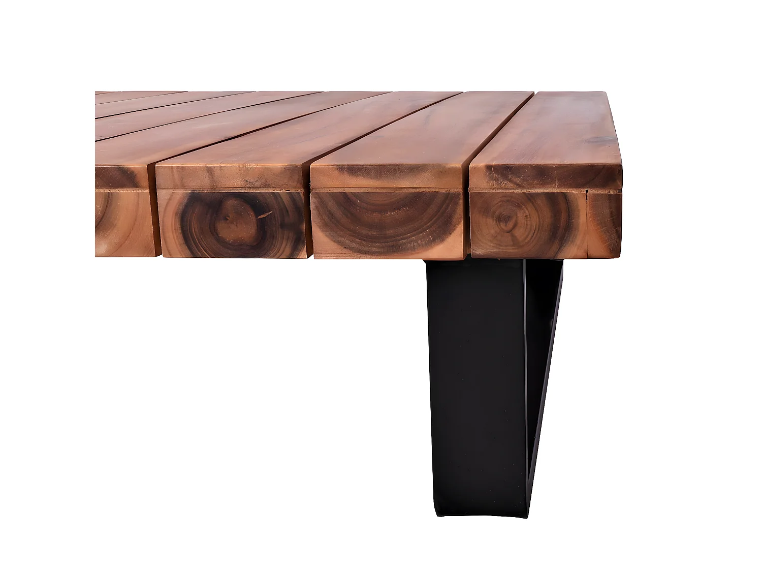 Garten-Garnitur MCW-H54 (2er-Set), Braun, Polster cremeweiß