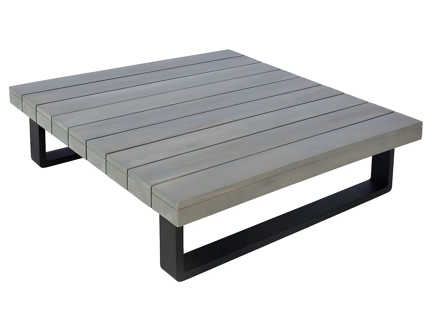 Tuinset MCW-H54 (set van 4),  grijs, bekleding crème wit