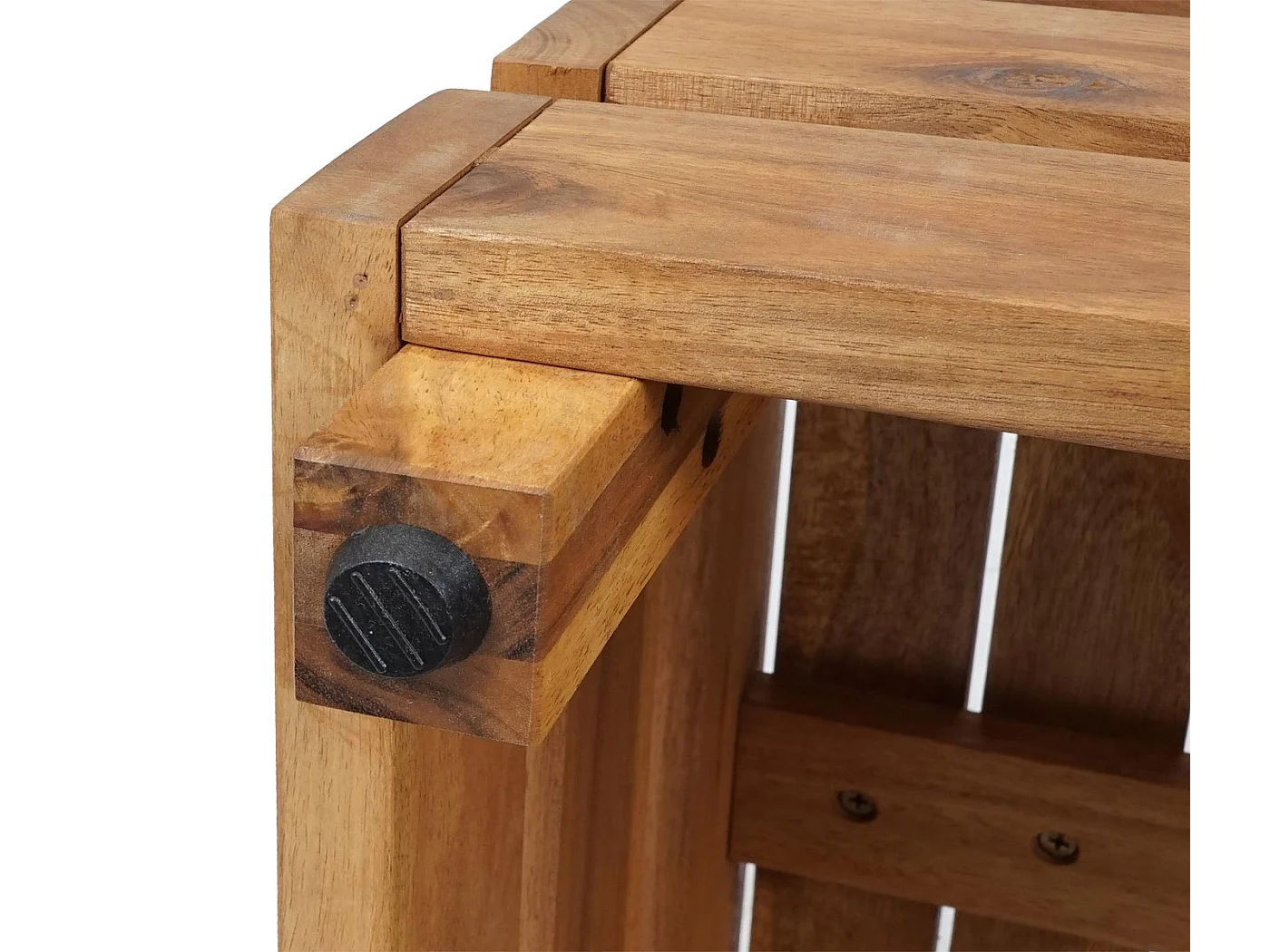 Garten-Garnitur MCW-L28 (4er-Set), Polster dunkelgrau