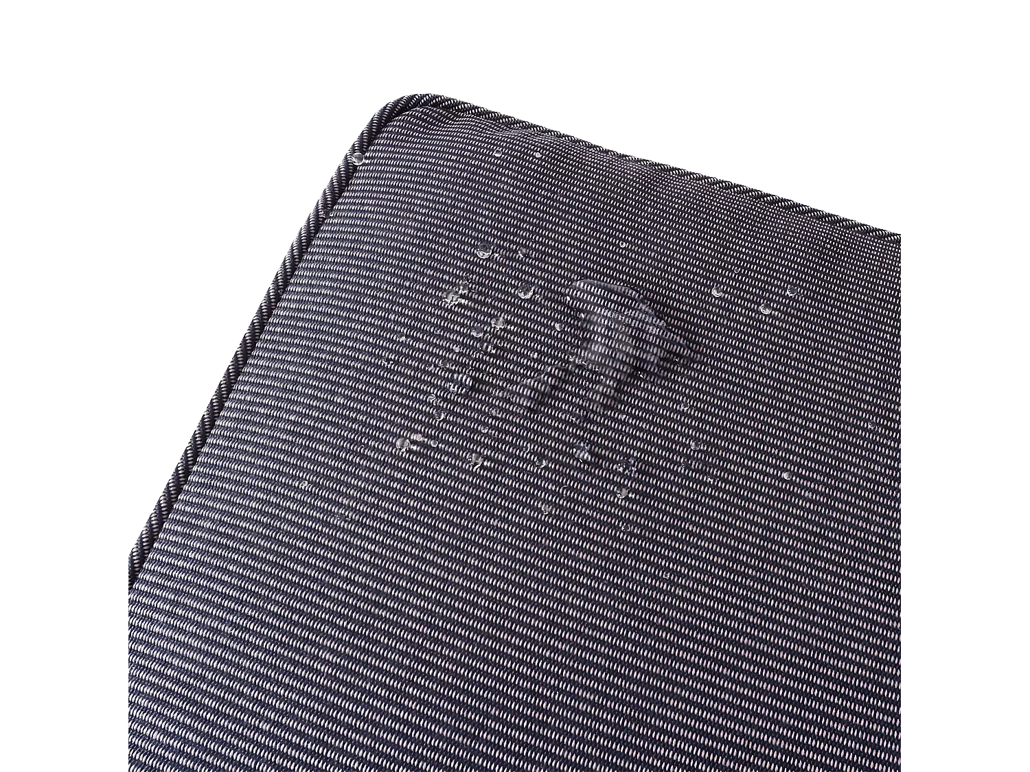 Zestaw ogrodowy MCW-G28 Rattan (4-częściowy),  antracyt, szare poduszki