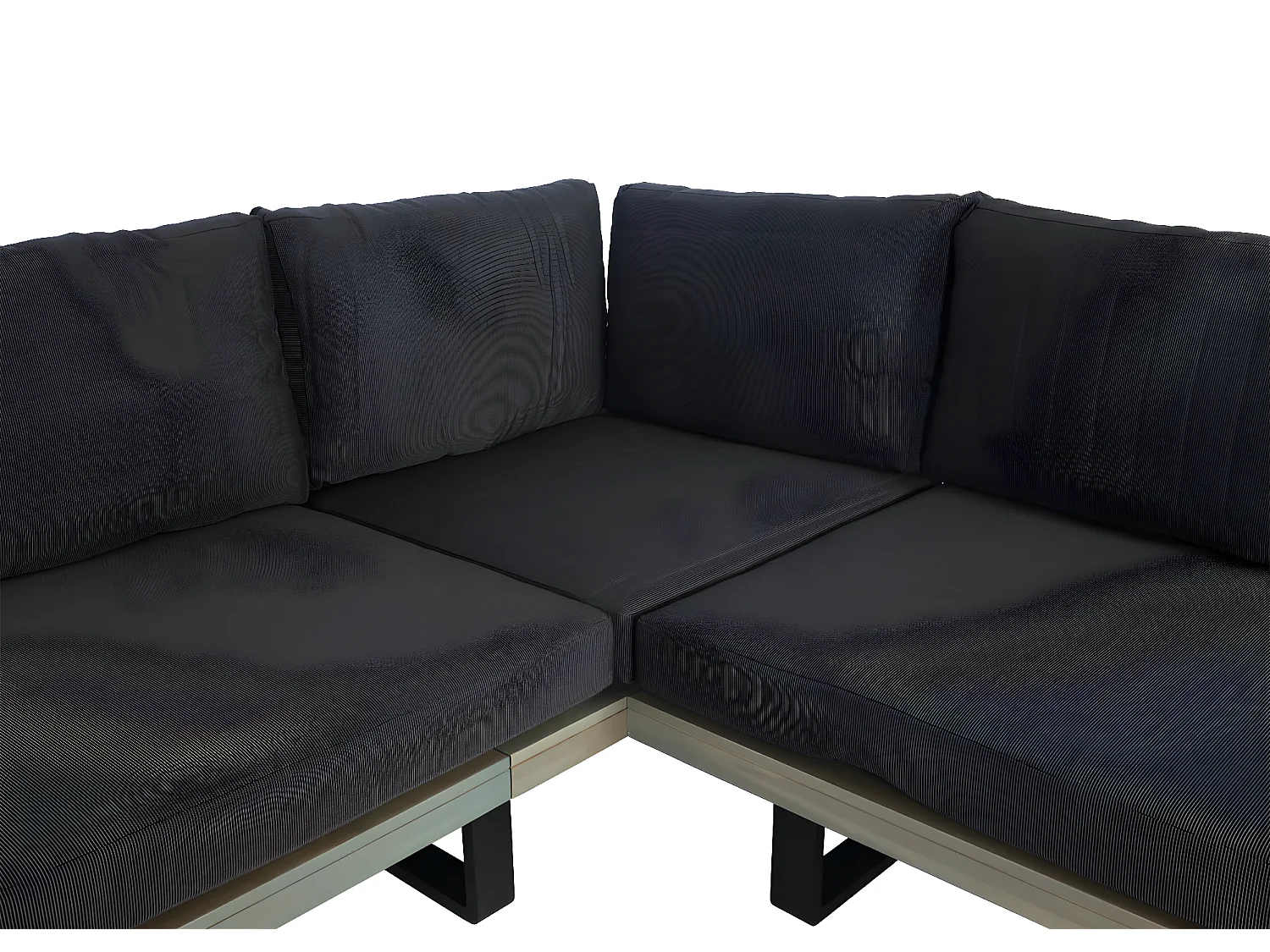 Tuinset MCW-H54 (set van 4),  grijs, donkergrijze bekleding