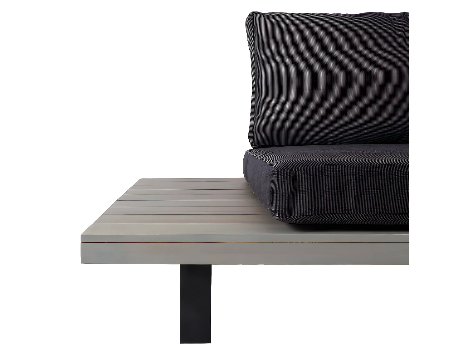 Tuinset MCW-H54 (set van 4),  grijs, donkergrijze bekleding