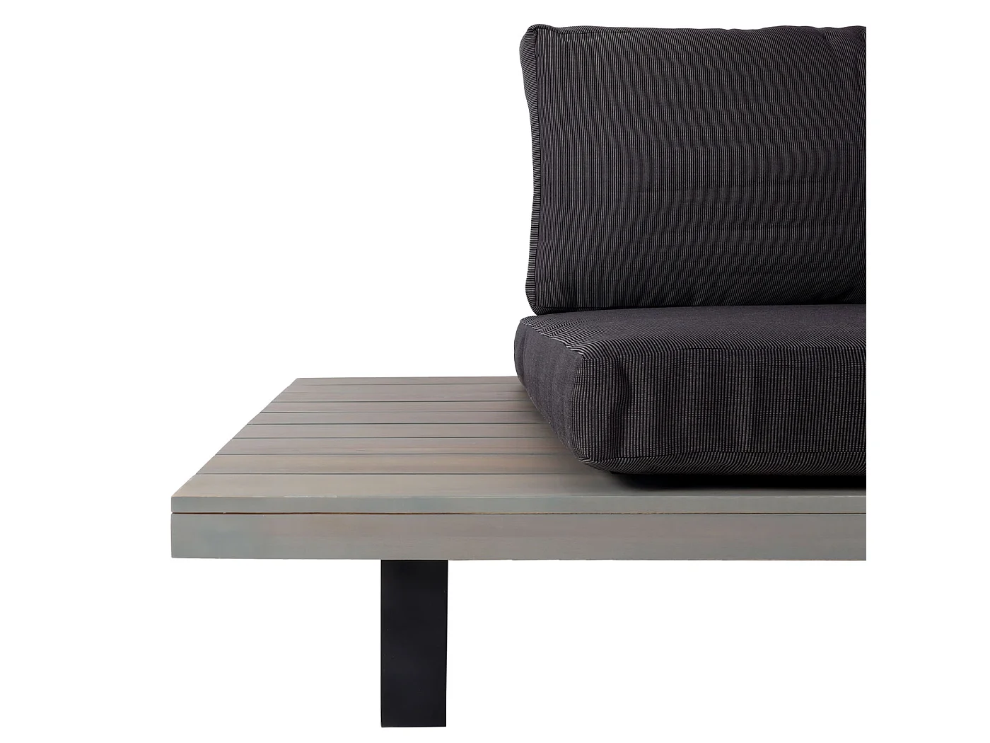 Zestaw ogrodowy MCW-H54 (zestaw 4-częściowy),  szary, tapicerka ciemnoszara