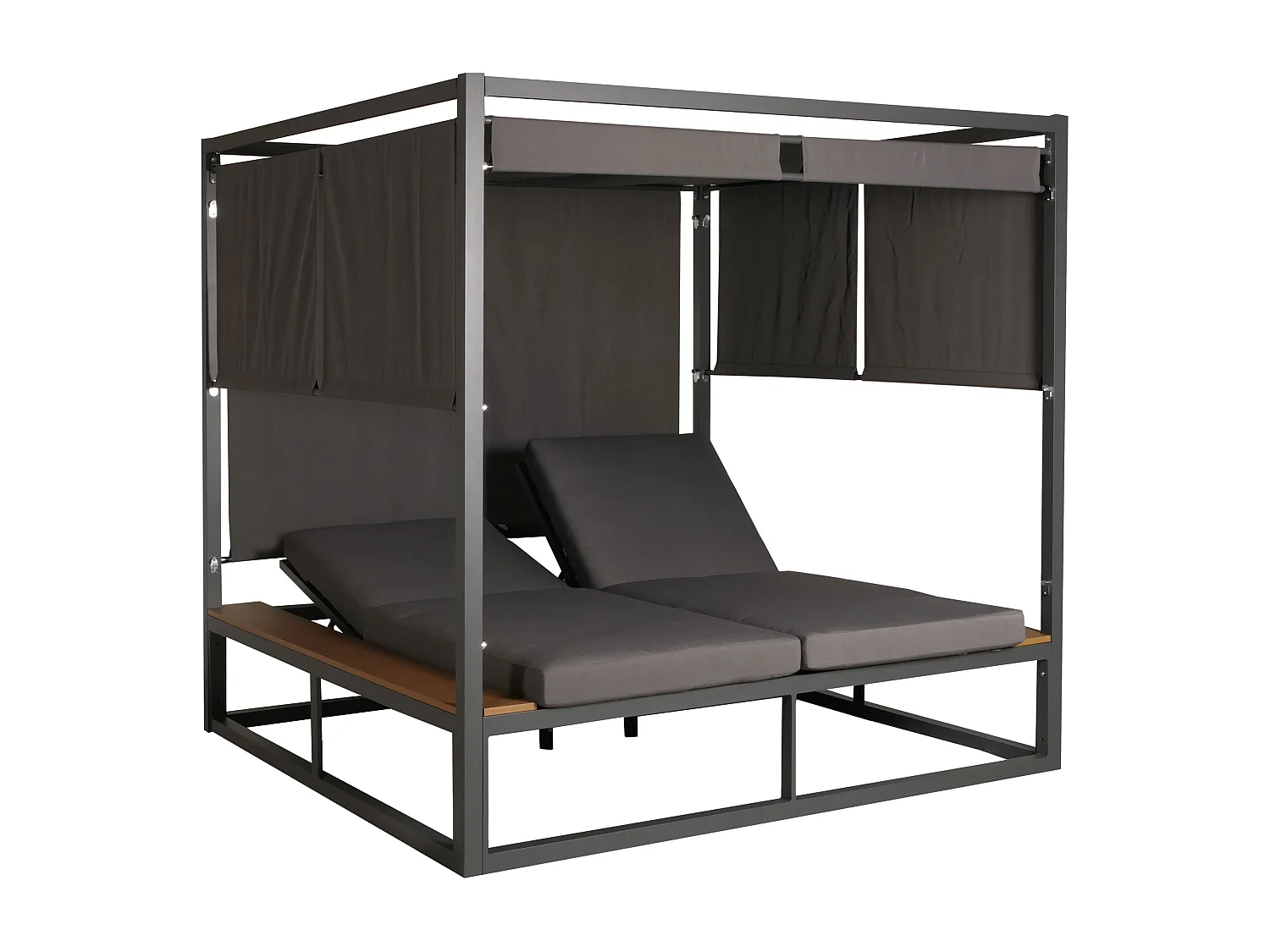 Leżak ogrodowy MCW-M63,  ciemnoszary