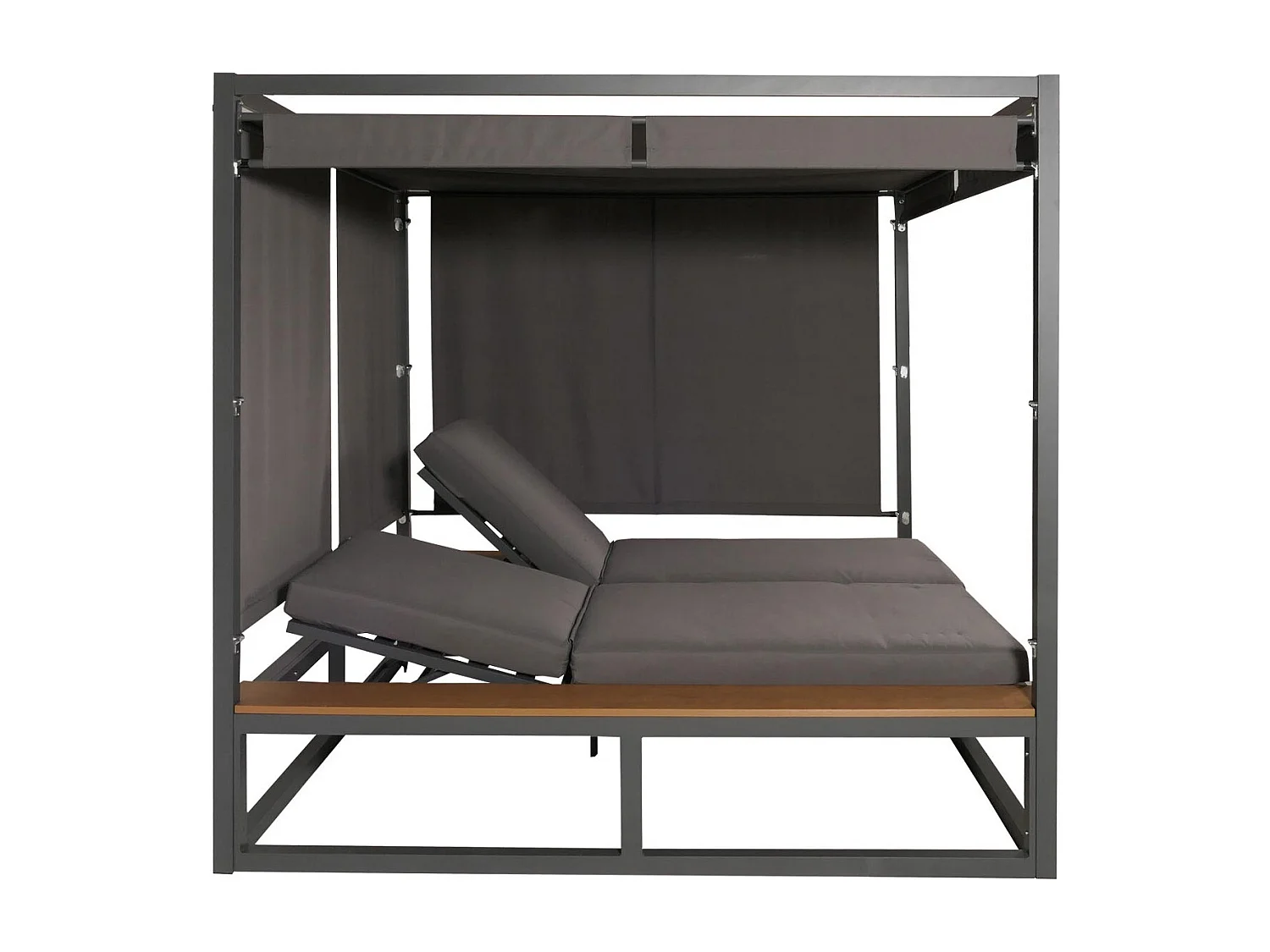 Leżak ogrodowy MCW-M63,  ciemnoszary