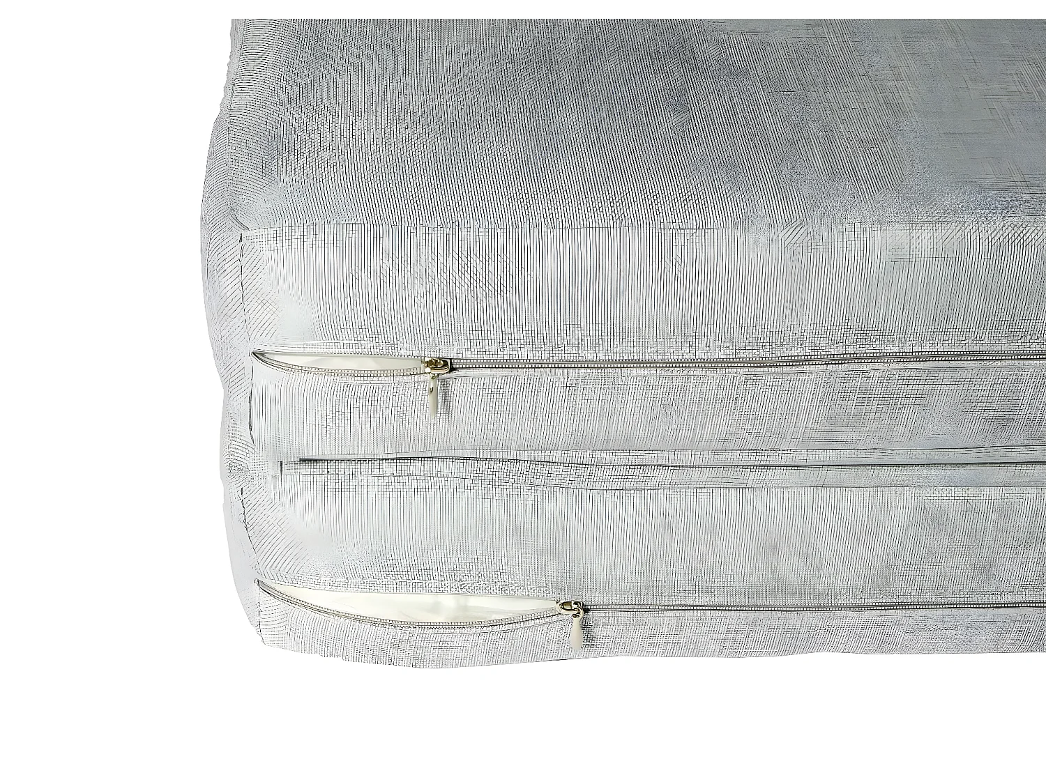 Leżak ogrodowy MCW-J66,  szary