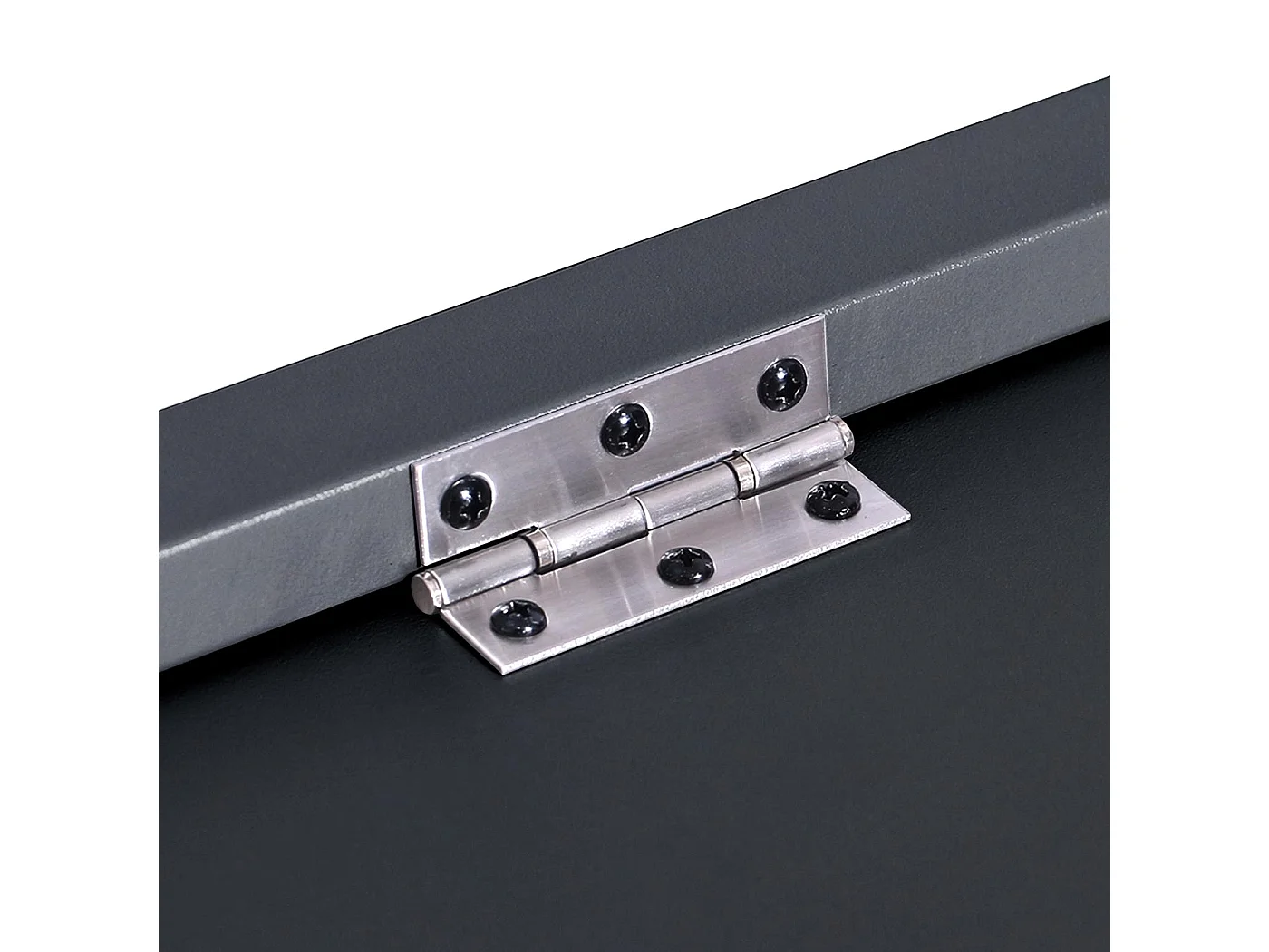 Baule contenitore cassapanca da esterno MCW-J56 acciaio inox 692l antracite