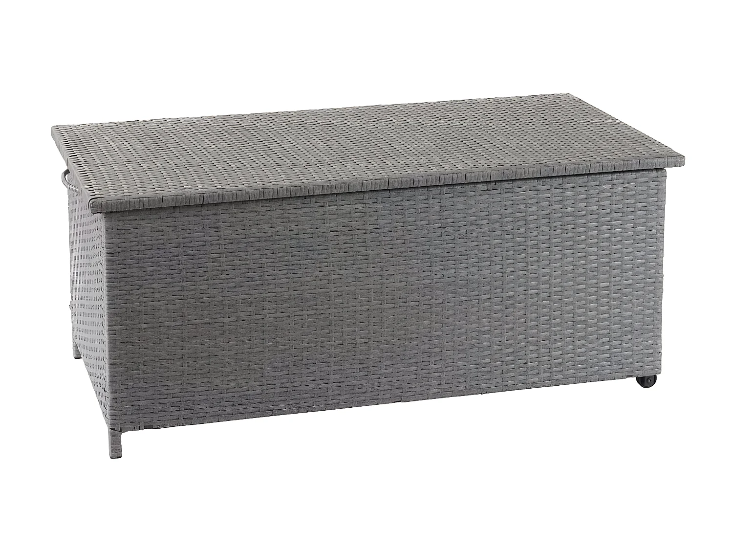 Poduszka z polirattanu MCW-D88 II,  premium szary, 51x115x59cm 250l