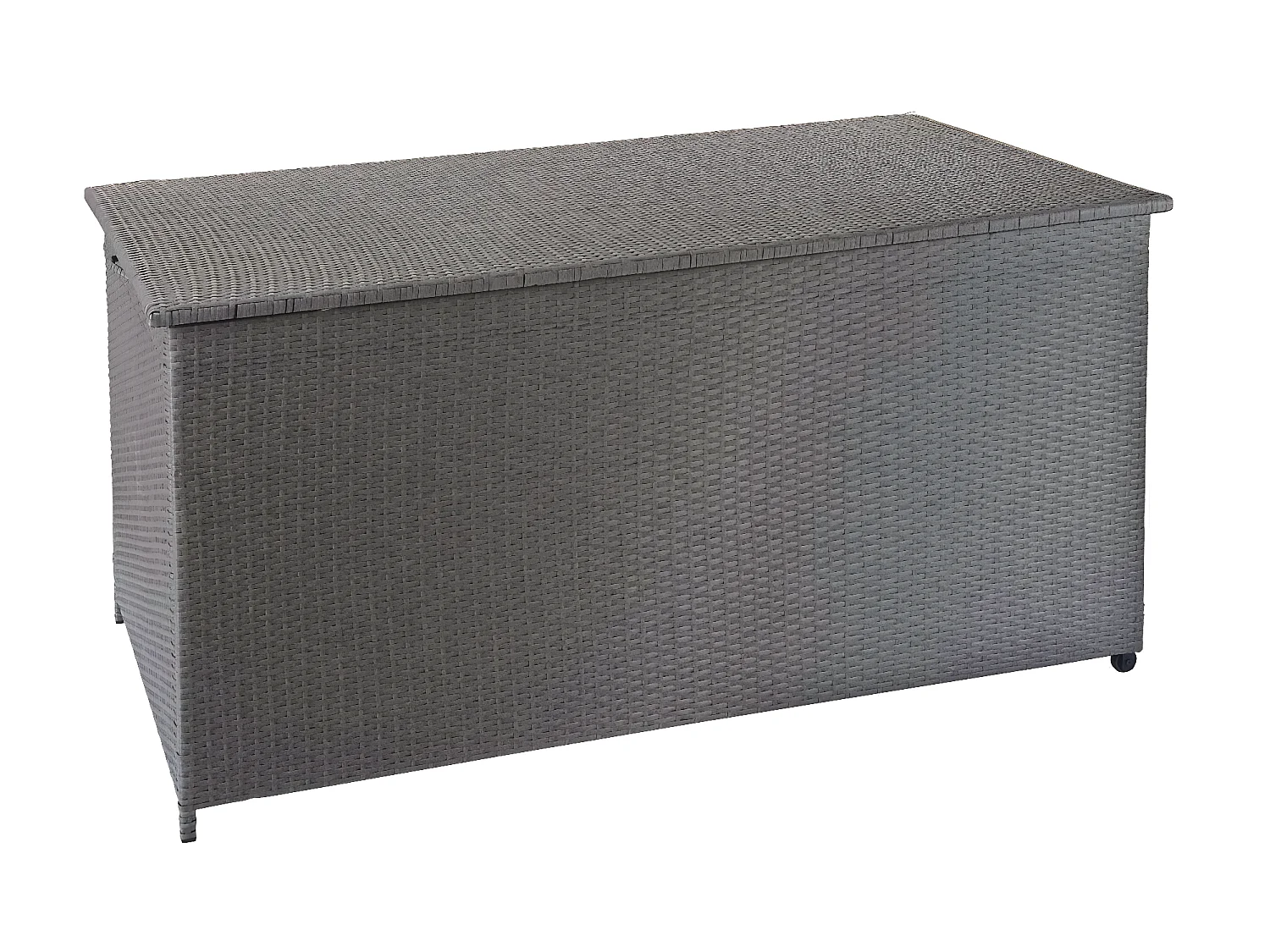 Polyrotan kussenbox MCW-D88 III,  Premium grijs, 80x160x94cm 950l