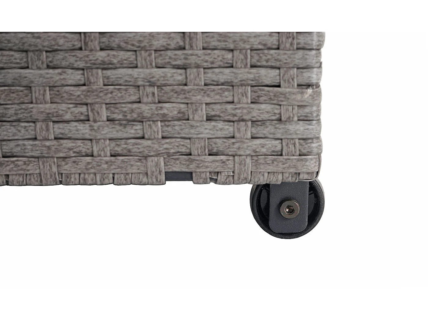 Skrzynka na poduszki z polirutanu MCW-D88 IV,  Premium szara, 80x160x94cm 950l