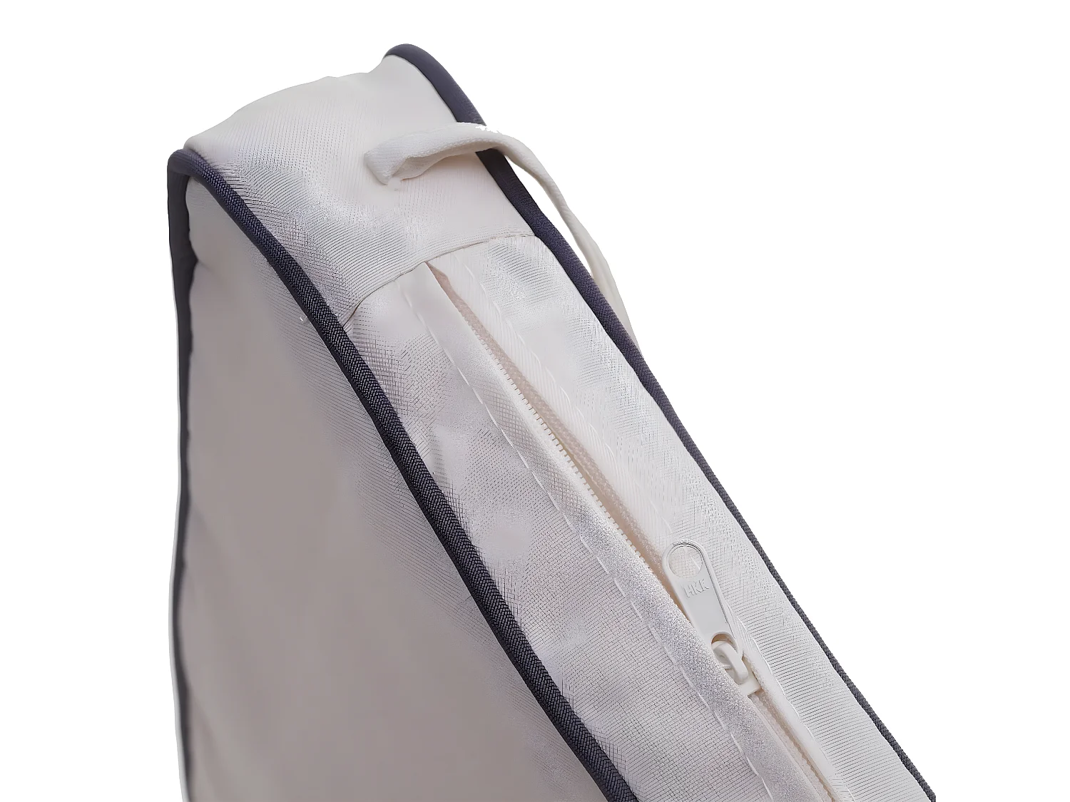 Gartenbank MCW-E99, Bank Sitzbank 2-Sitzer, Akazie Holz massiv MVG-zertifiziert 112cm, braun Polster creme