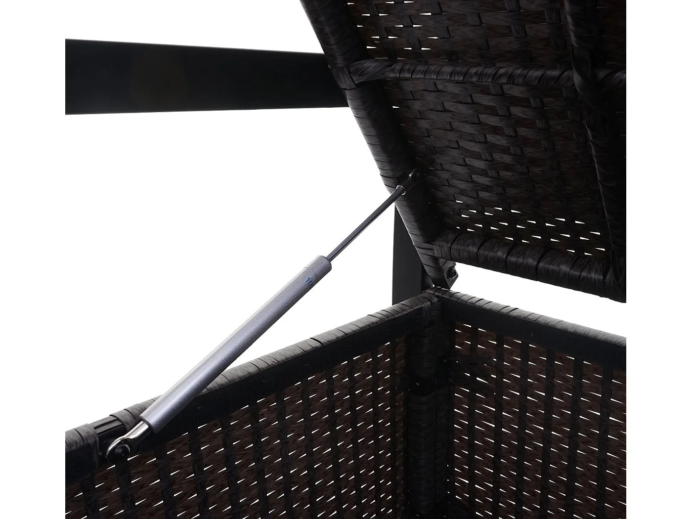 Polyrotan driezitsbank MCW-F39,  grijs, kussens grijs