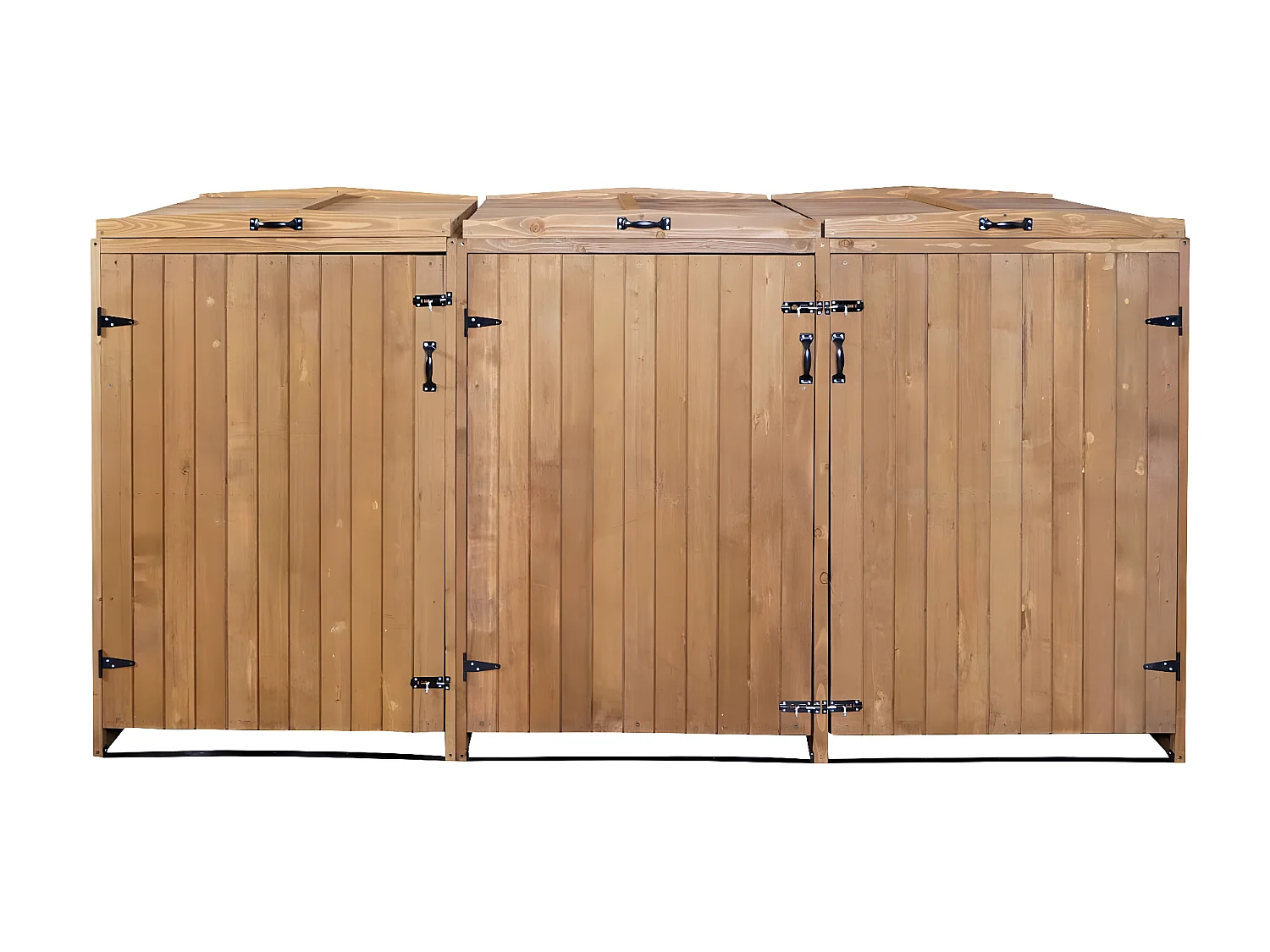 Afvalbakafdekking voor 3/6 afvalbakken MCW-H74,  bruin