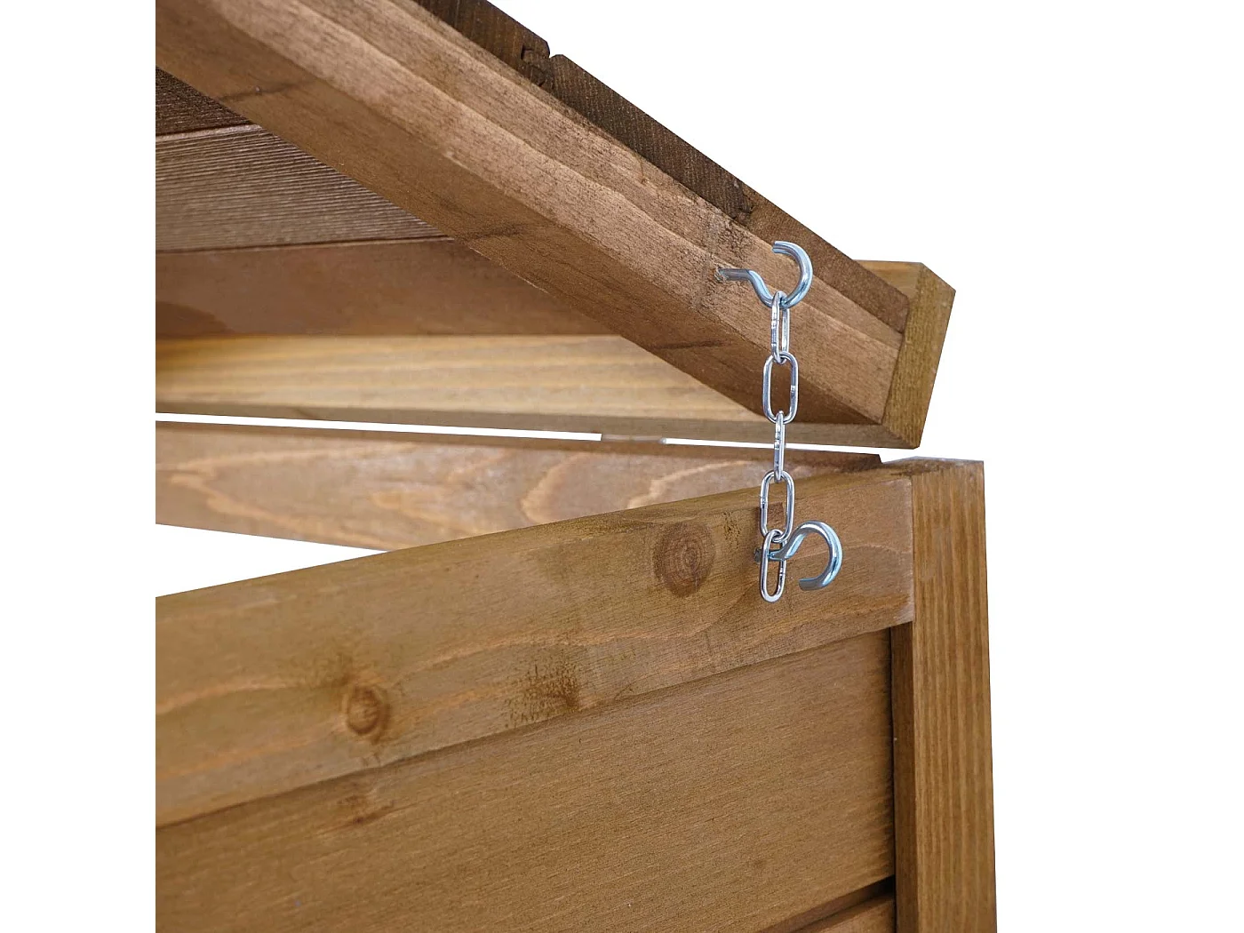 Afvalbakafdekking voor 3/6 afvalbakken MCW-H74,  bruin