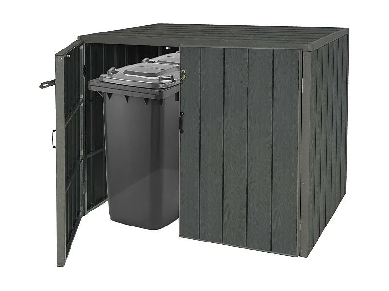 2/4 Okładzina kosza na śmieci WPC MCW-J28,  szary