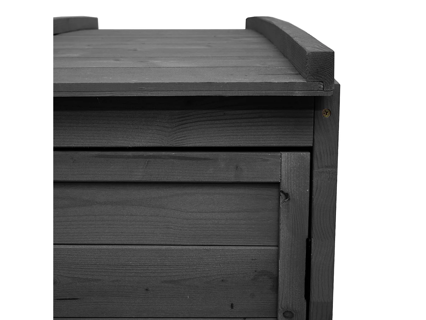 2er/4er Mülltonnenverkleidung MCW-H75b, Anthrazit