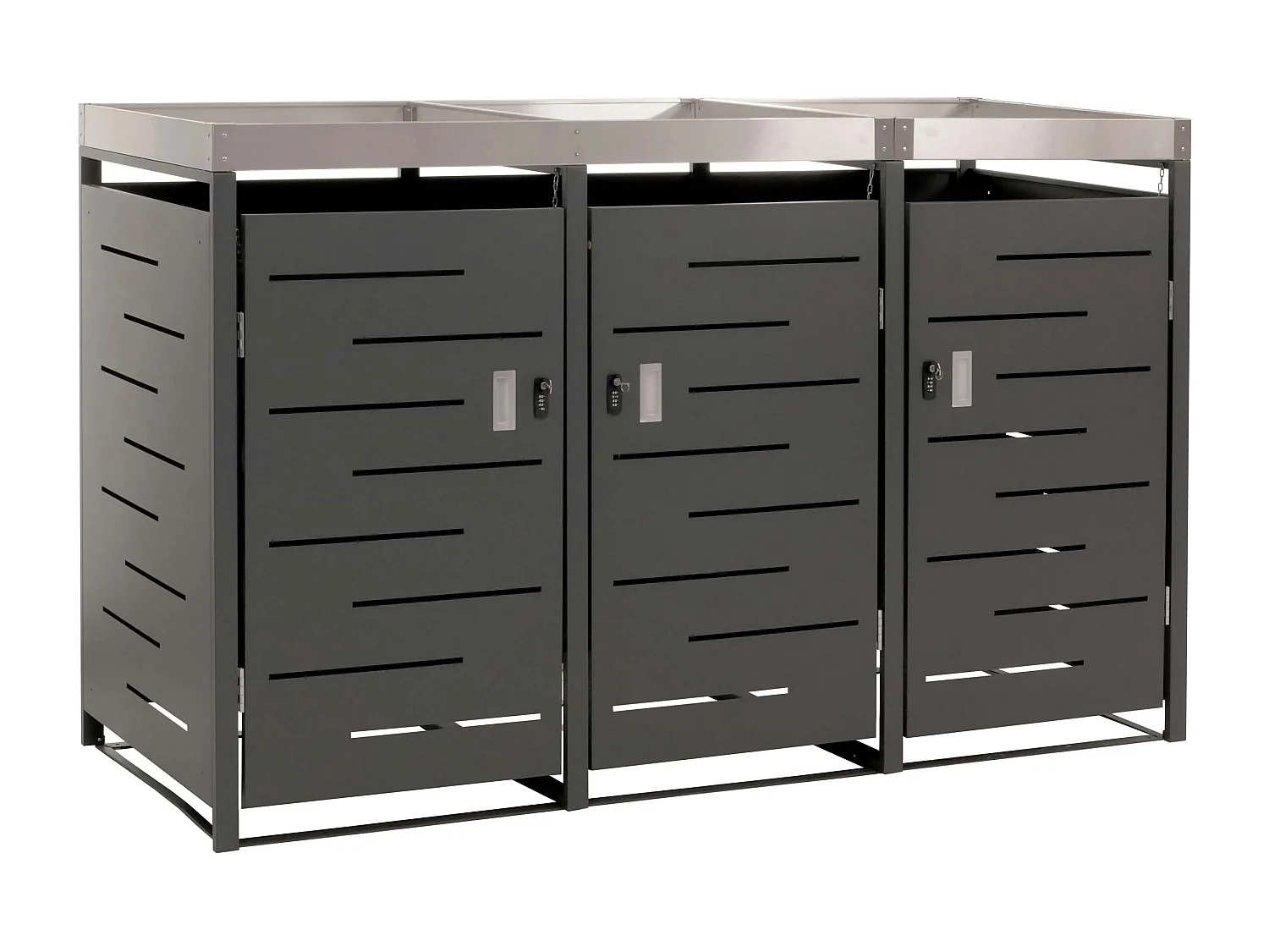 Osłona na trzy pojemniki na śmieci MCW-H40