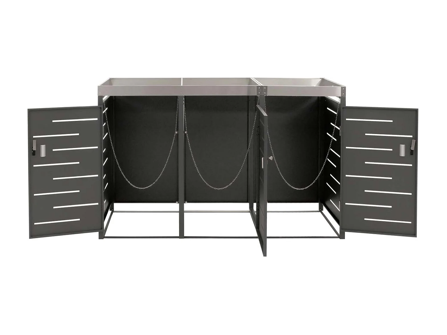 Osłona na trzy pojemniki na śmieci MCW-H40