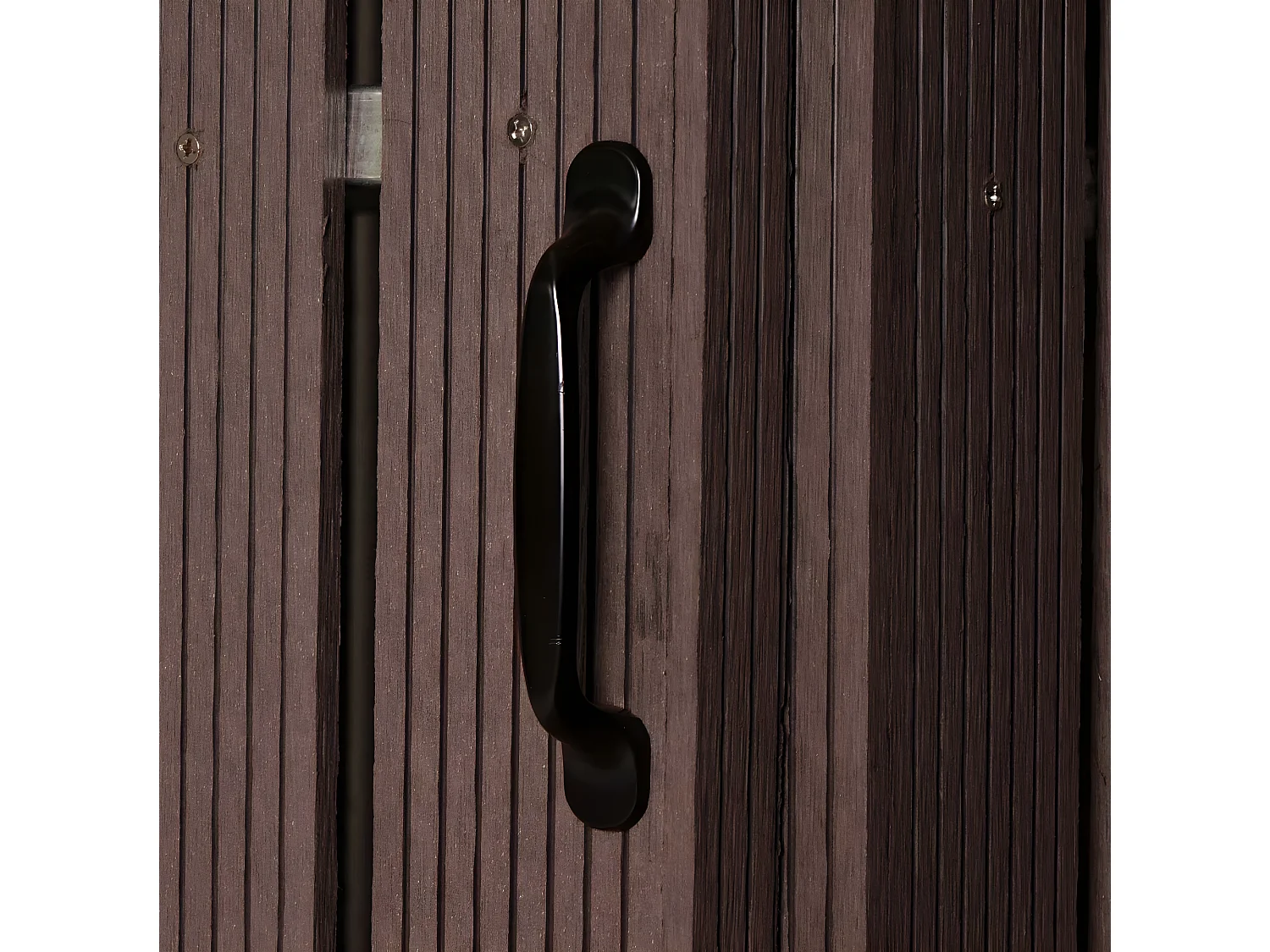 1er WPC-Mülltonnenverkleidung MCW-J28, Braun