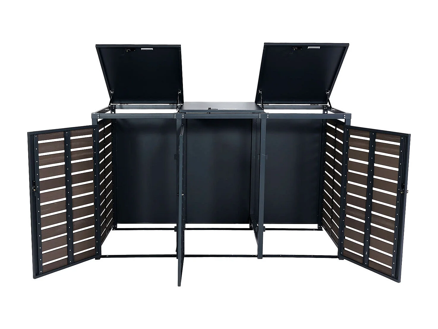 Obudowa 3-pojemnikowa MCW-K14,  antracyt