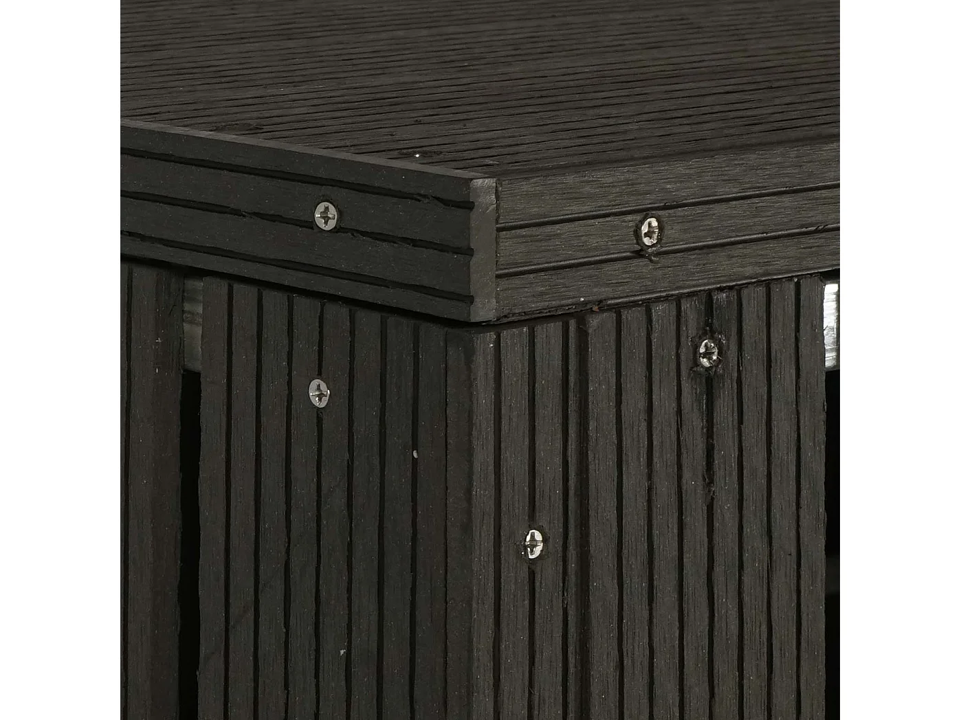 2-/4er WPC-Mülltonnenverkleidung MCW-J28, Anthrazit