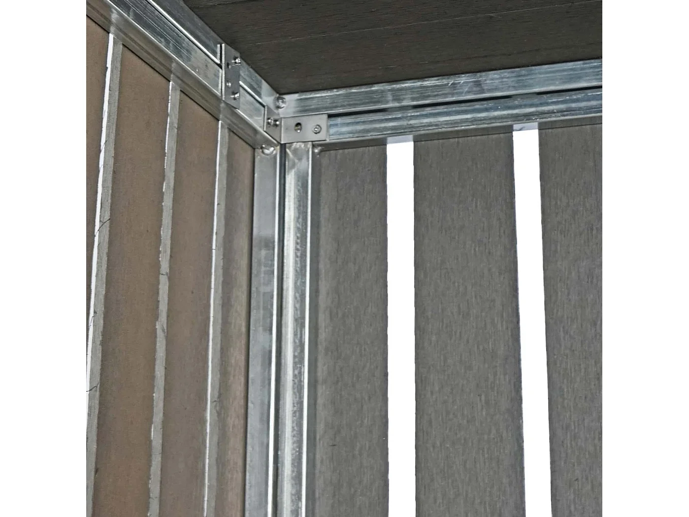 2-/4er WPC-Mülltonnenverkleidung MCW-J28, Anthrazit