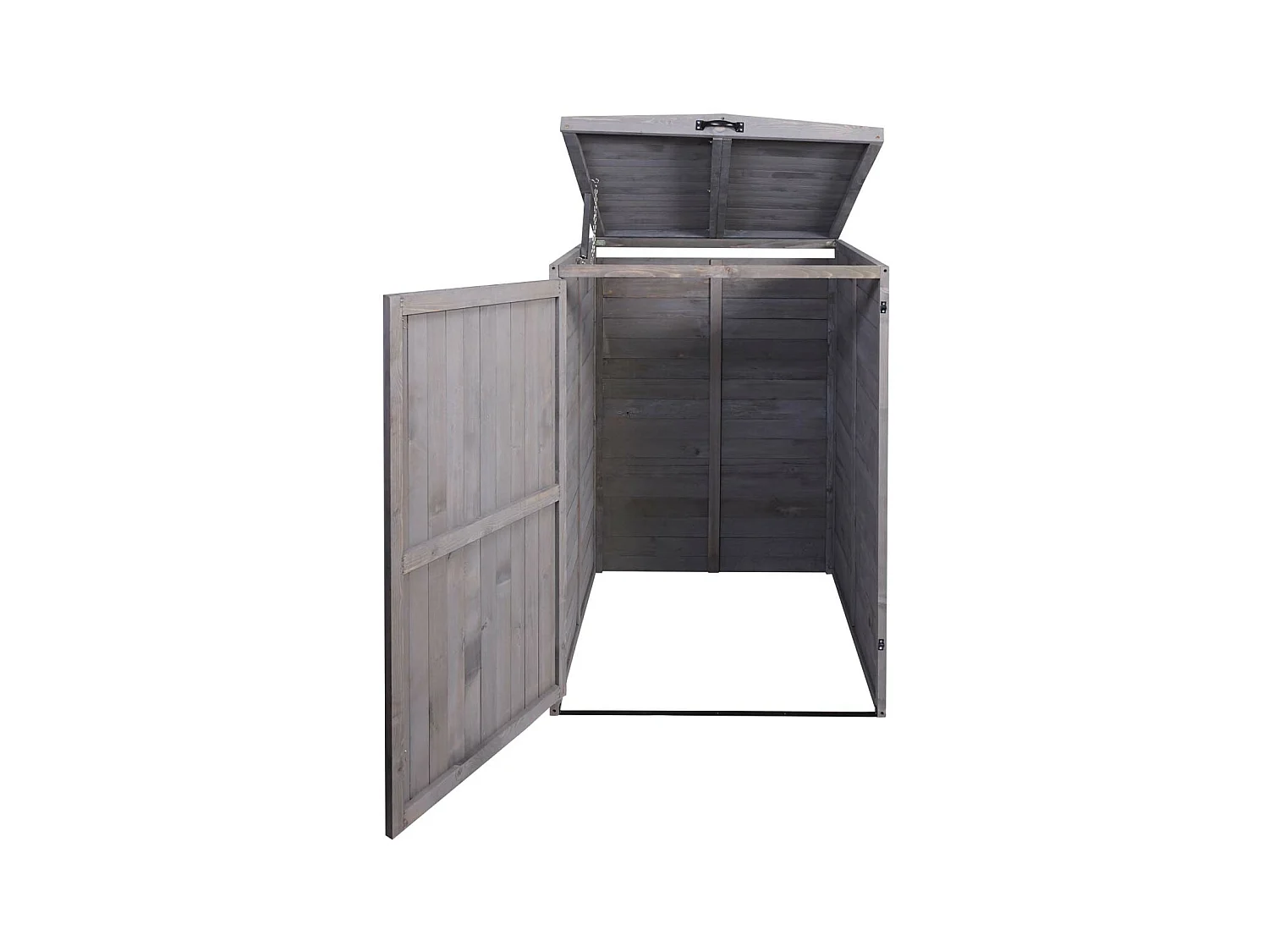 1 pojemnik/2 pojemniki na śmieci MCW-H74,  antracyt-szary