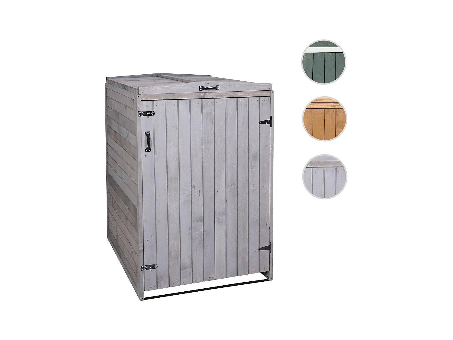 1 pojemnik/2 pojemniki na śmieci MCW-H74,  antracyt-szary