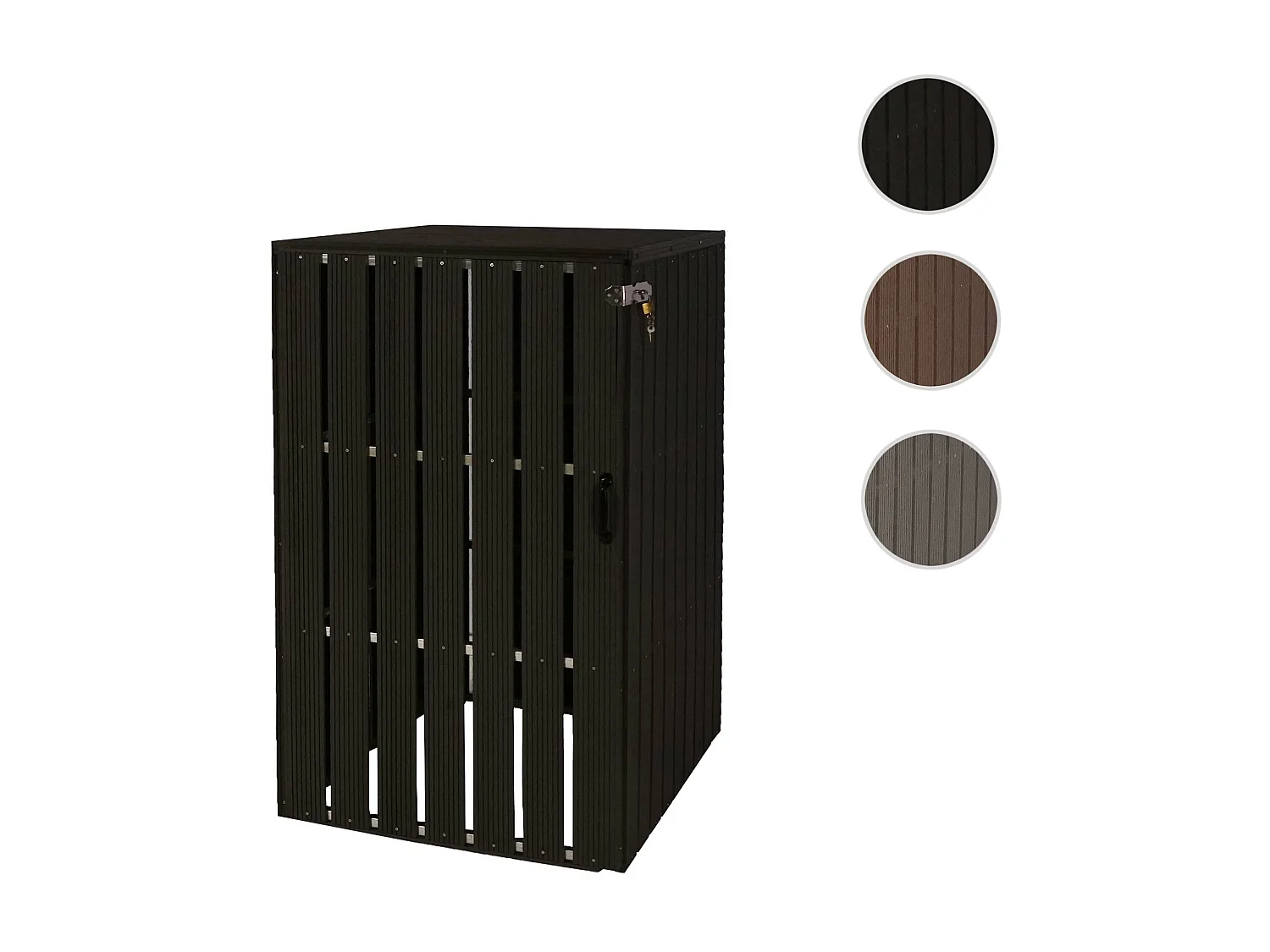 1/2 Okładzina kosza na śmieci WPC MCW-J28,  antracyt