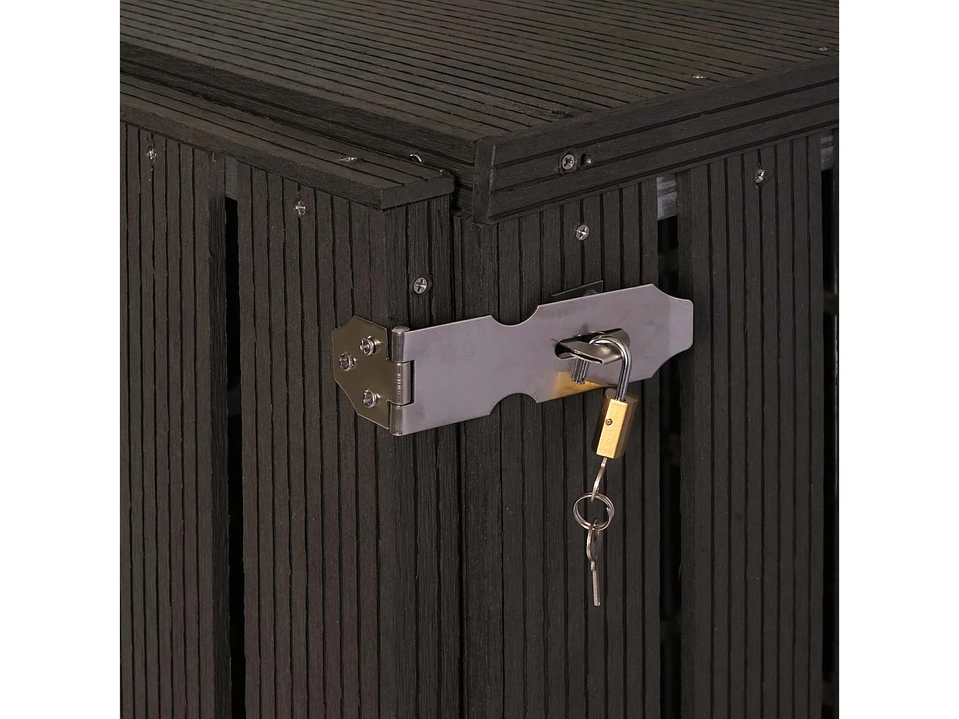 1/2 Okładzina kosza na śmieci WPC MCW-J28,  antracyt