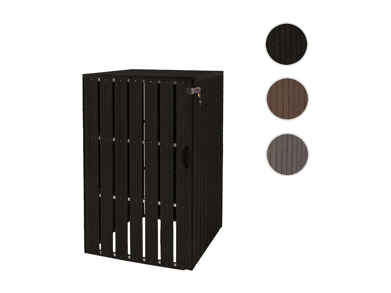 1/2 Okładzina kosza na śmieci WPC MCW-J28,  antracyt