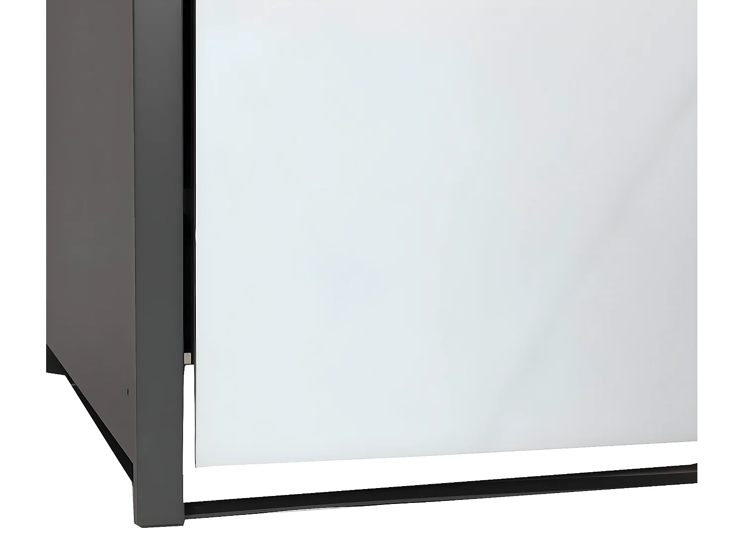 Copribidone box spazzatura rifiuti MCW-J82 80x68x117cm acciaio inox antracite marmo