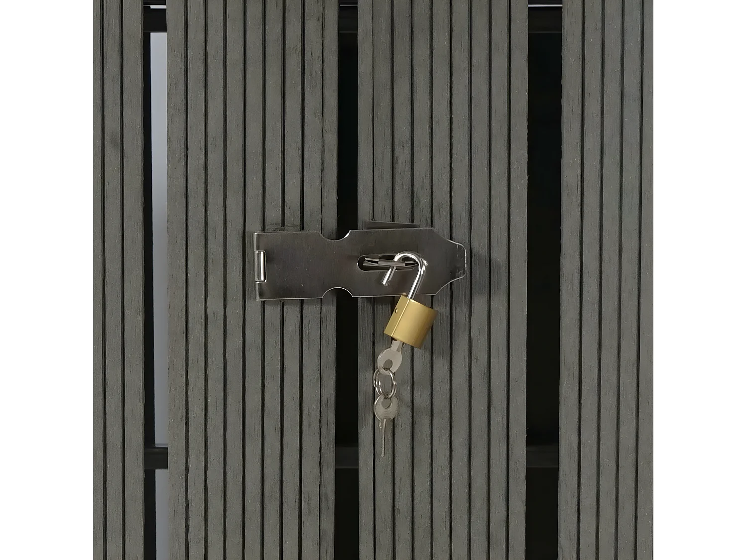 2-/4 WPC vuilnisbakbekleding MCW-J28,  grijs