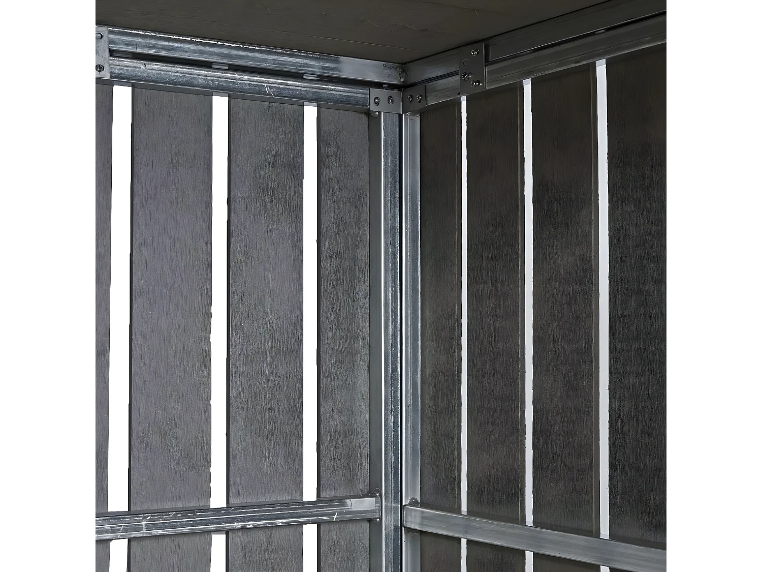 2-/4 WPC vuilnisbakbekleding MCW-J28,  grijs