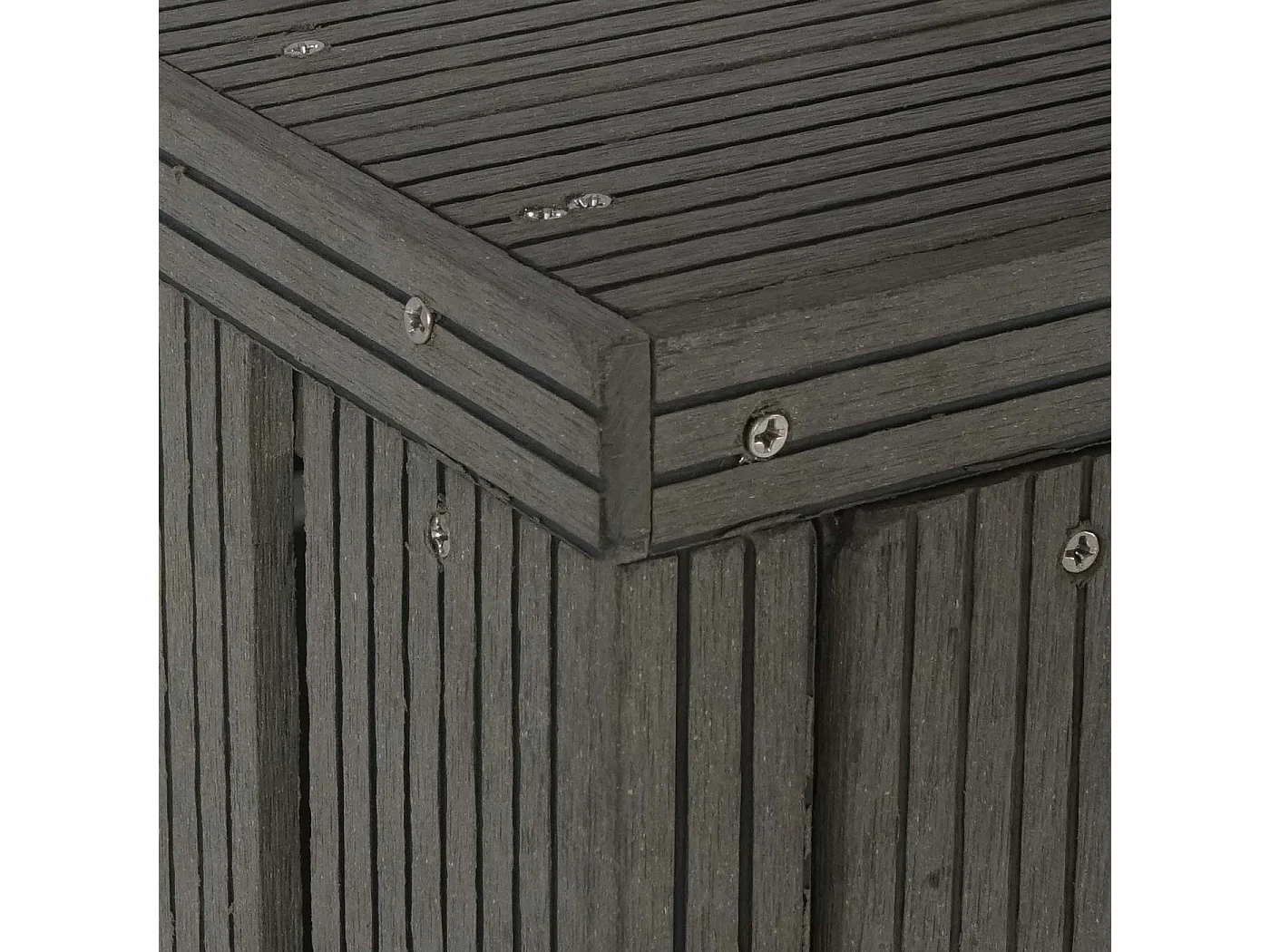 2-/4er WPC-Mülltonnenverkleidung MCW-J28, Grau