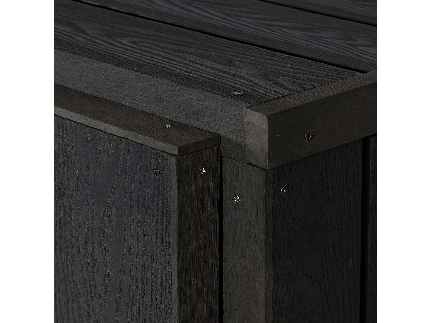 1/2 WPC vuilnisbakbekleding MCW-J28,  antraciet