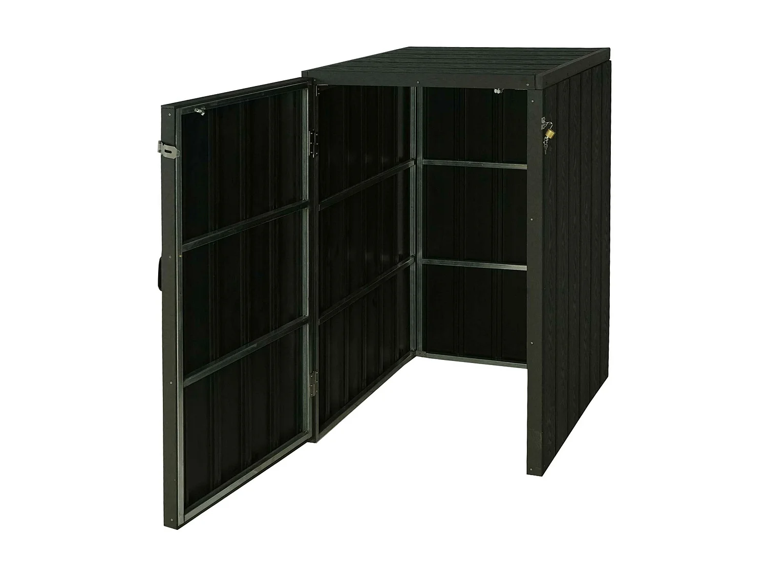 1/2 Okładzina kosza na śmieci WPC MCW-J28,  antracyt