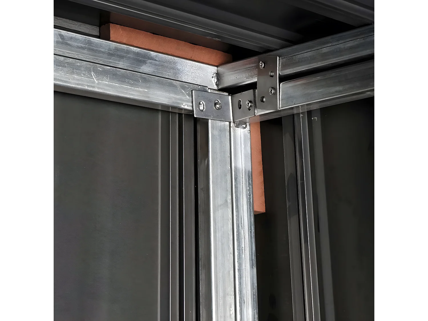 1/2 Okładzina kosza na śmieci WPC MCW-J28,  antracyt