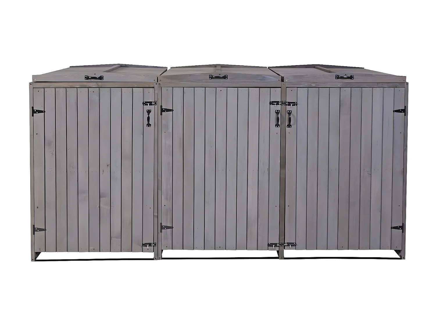 Obudowa z 3/6 pojemnikami na śmieci MCW-H74,  antracyt-szary