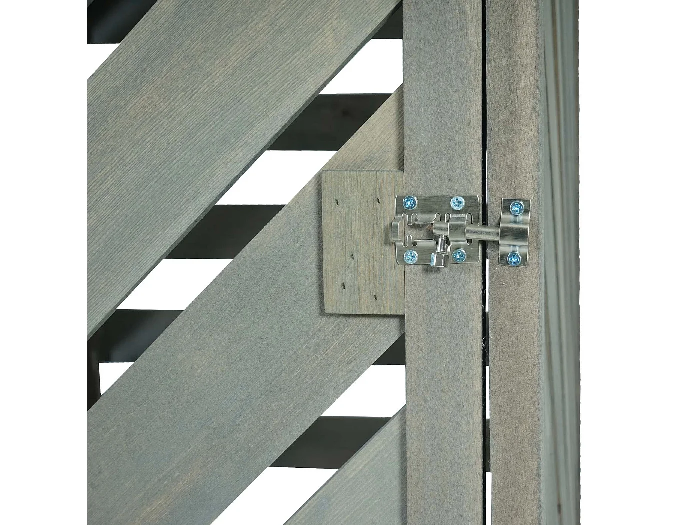 Modulo aggiuntivo per copribidoni box spazzatura rifiuti MCW-J44 98x68x120cm legno abete grigio