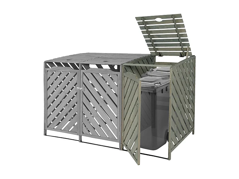 Przedłużenie pojemnika na odpady MCW-J44,  szary