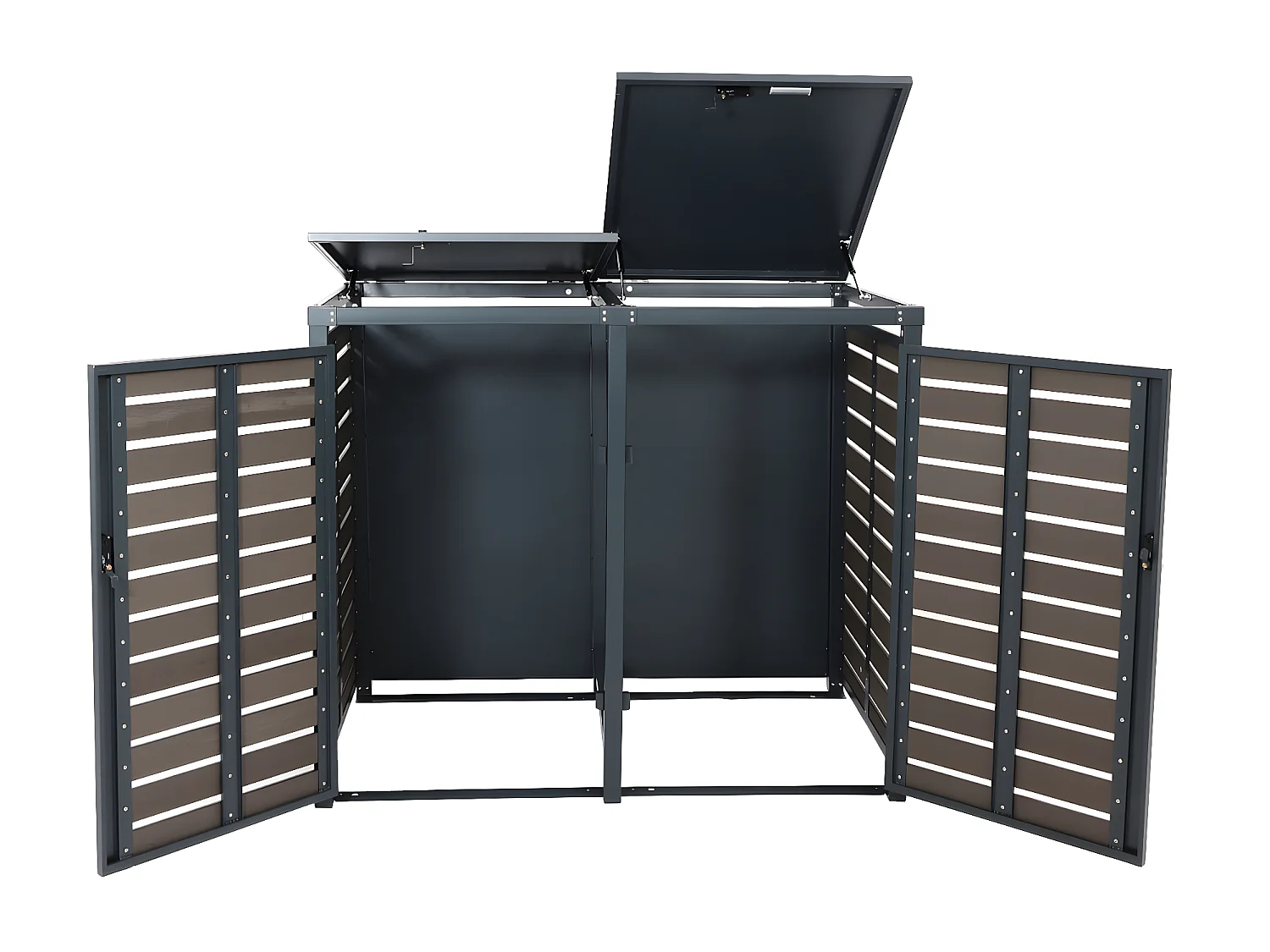 2-zits/4-zits vuilnisbakbekleding MCW-K14,  antraciet