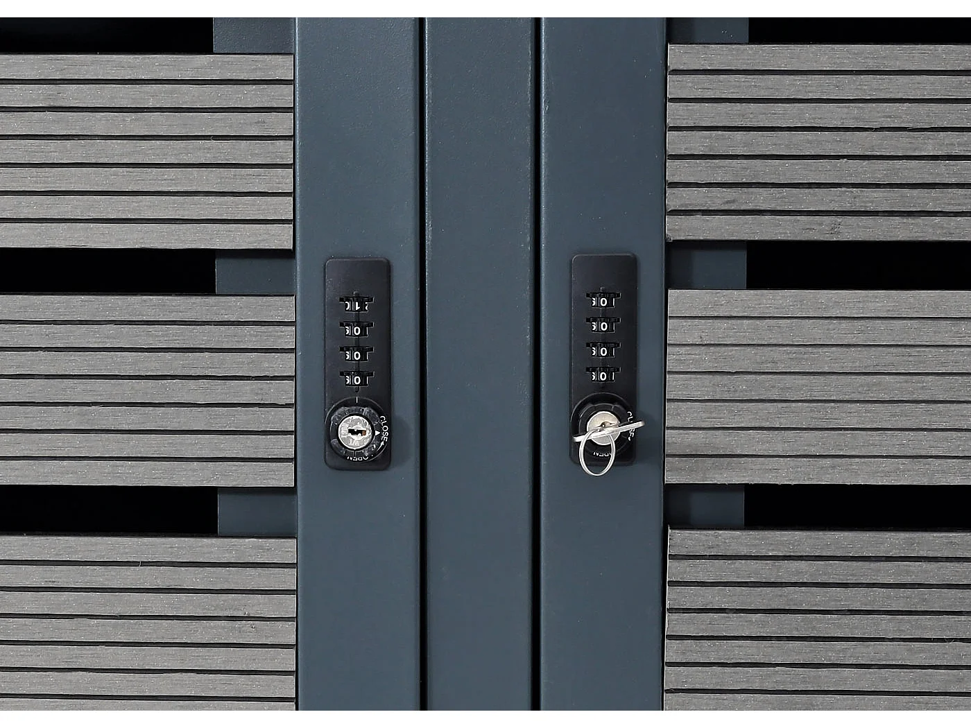 2-miejscowy/4-miejscowy kosz na śmieci MCW-K14,  antracyt