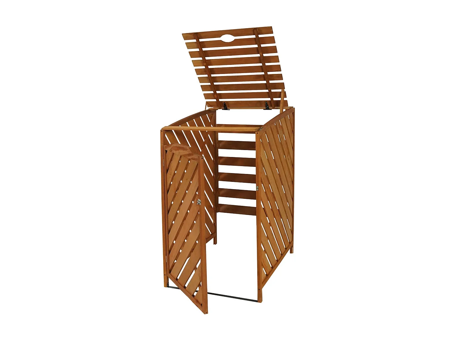 Przedłużenie pojemnika na odpady MCW-J44,  brązowy