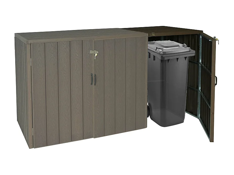 Przedłużenie pojemnika na odpady MCW-J28,  brązowy