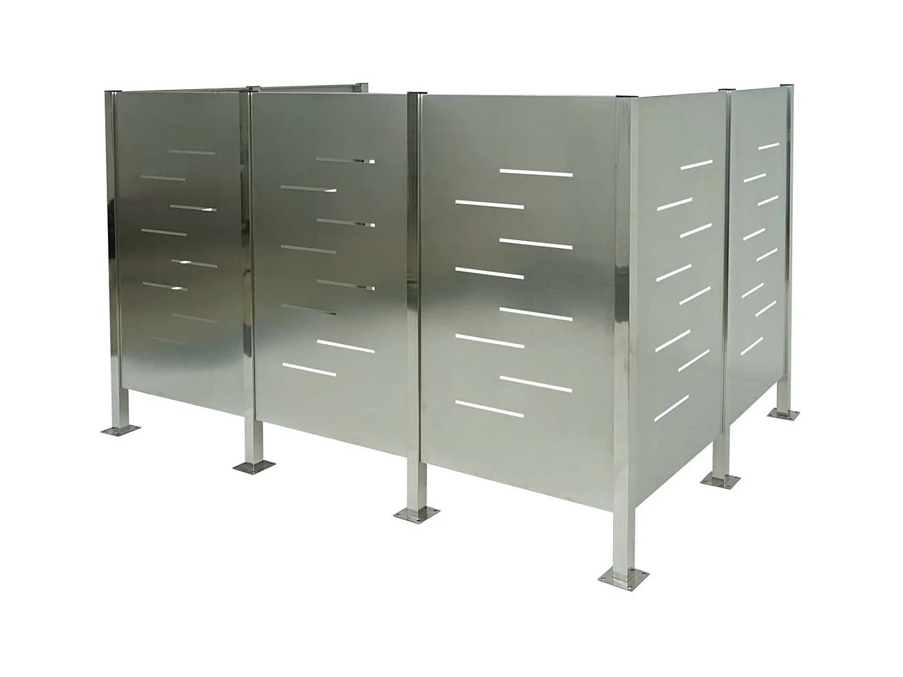 Afvalemmerhek MCW-J55 metaal,  roestvrij staal