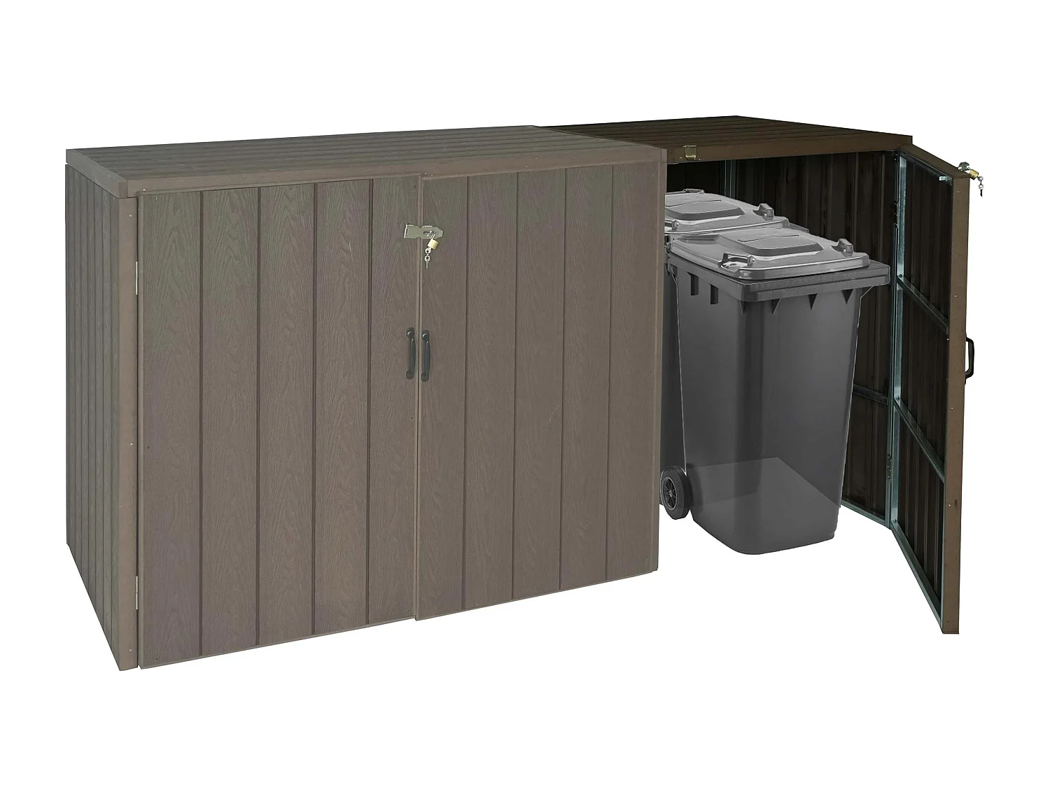 MCW-J28 bin shelter extension,  brown